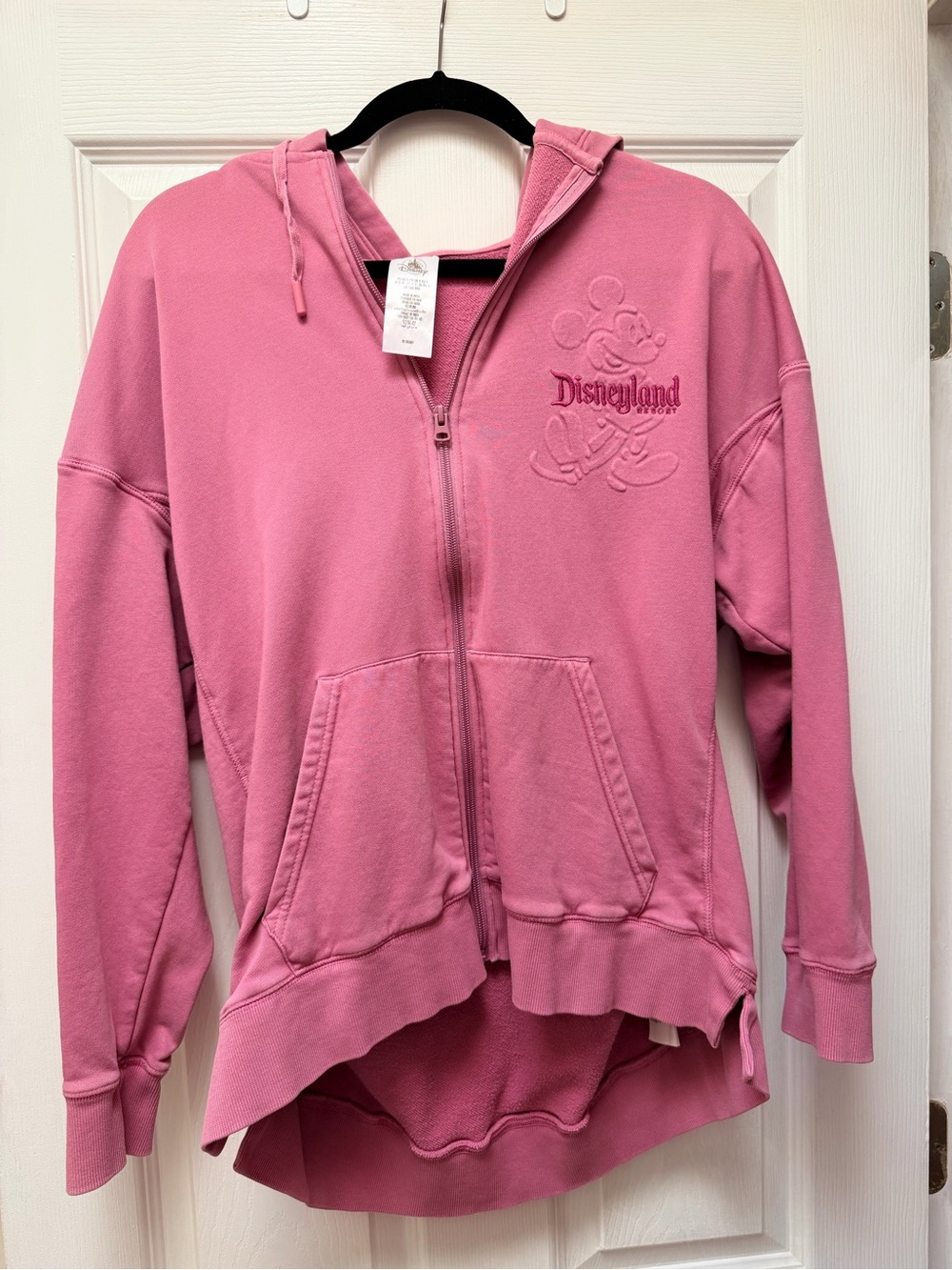 Disneyland zip up hoodie - Rose pink